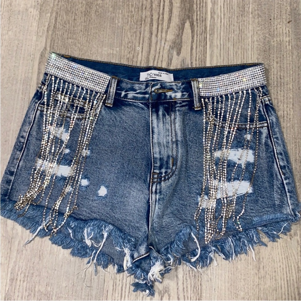 Bedazzled Jean shorts